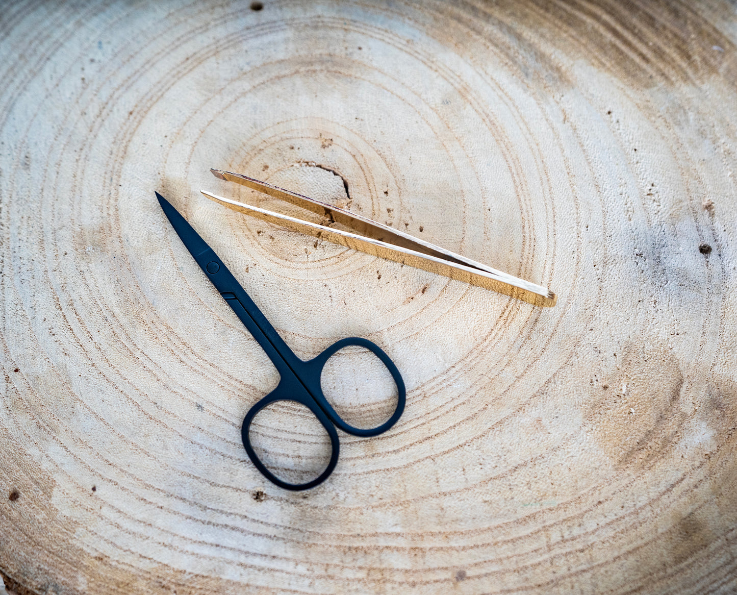Black Mini Scissors & Tweezers